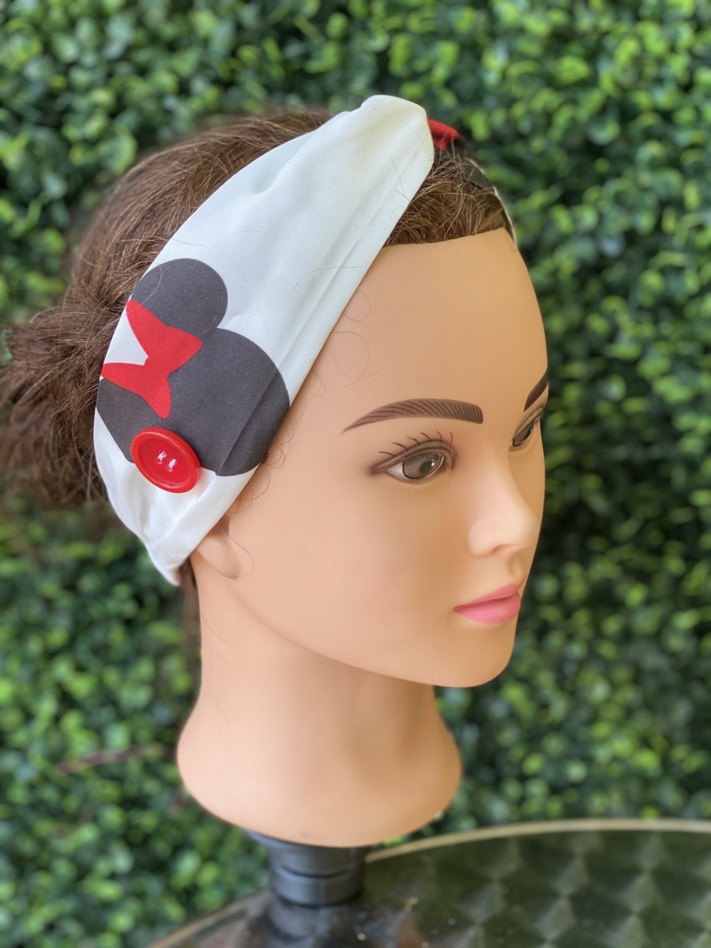 Minnie Mouse ear saver headband
