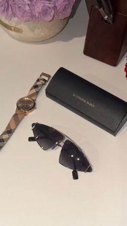 BURBERRY WATCH & SUNGLASSES
