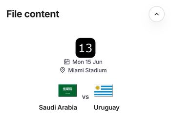 URUGUAY 🇺🇾 vs  ARABIA SAUDI 🇸🇦  CAT 1