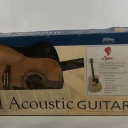 Lyon By Washburn Acoustic Guitar With Accessories 