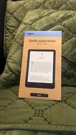 New kindle paperwhite  (black) Gen 12 / 16 GB / 7” screen.