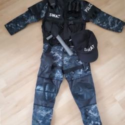 Kid Costume Police Costume Size 5-6 Years Old
