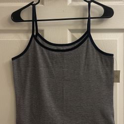 Brand New Stripe-Indigo & Lace Trim Black Camis Sizes S-M & XL $4.00 Each