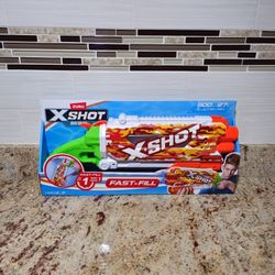 Zuru X-Shot Water Fast-Fill Skins Pump Action Water Toy Blaster Sun Camo