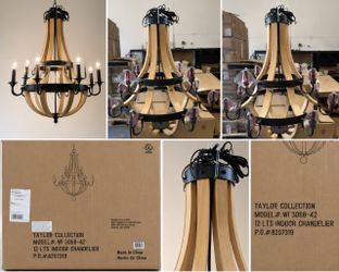 ✨ TAYLOR COLLECTION — CANDELABRO DE 12 LUCES ✨  Modelo: WI3068-42  🔥 NUEVO — EN SU CAJA ORIGINAL 💰 PRECIO ESPECIAL: $349  Dale un toque elegante y t