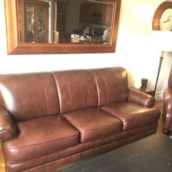 Leather Sofa - Like New