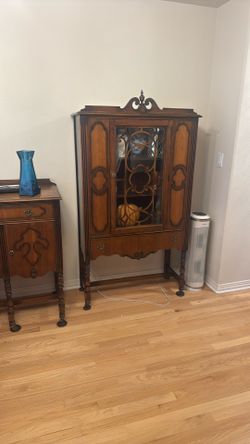 Antique China Cabinet & Buffet 1940