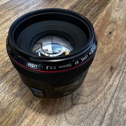 Canon - EF 50mm f/1.2 USM Prime Lens