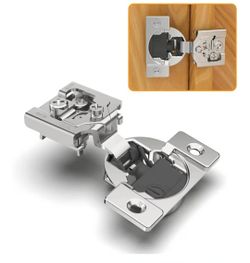 3901: New 60 Pack 3/4" Overlay 4D Soft Close Concealed Hinges for Face Frame Door, Adjustable Closin
