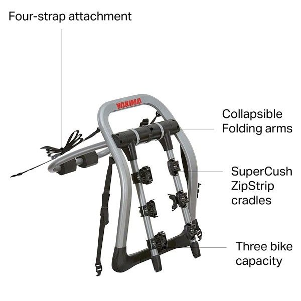 Yakima Halfback 3 Trunk Mount Bike Rack (NIB)