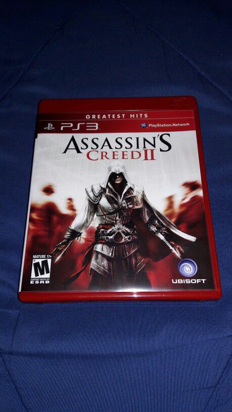 (Like New) Assassin's Creed II [2] PS3 Playstation 3 game