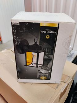 hampton bay outdoor wall lantern