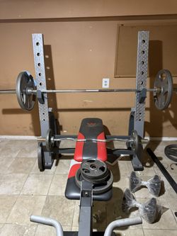 Olympic Bench With Weights