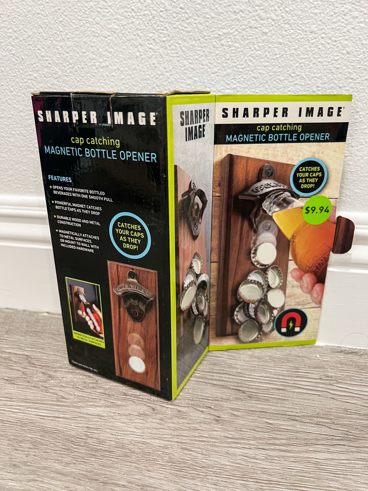Sharper Image Wall Magnetic Bottle Opener
