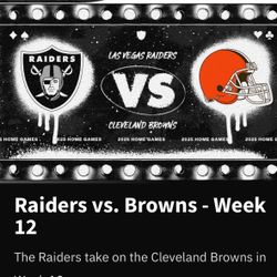 Las Vegas Raiders Vs Cleveland Browns