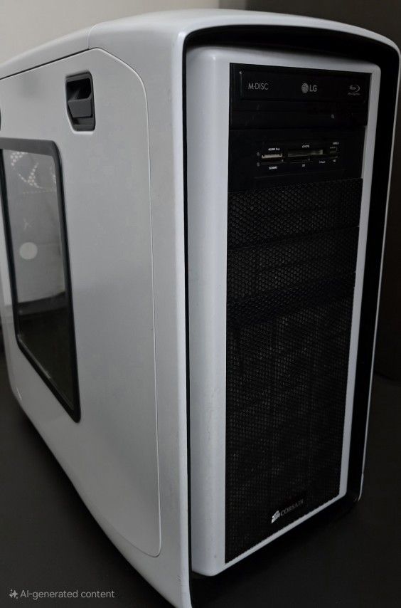 Corsair Special Edition White Graphite Series 600T Gaming