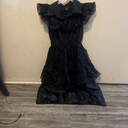 Wednesday Halloween Dress Size 8