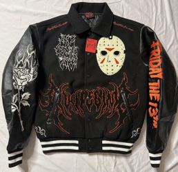 Civil Regime X Friday The 13th Varsity Jacket Size Medium OS