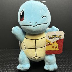 Pokémon Squirtle Plush Toy New with Tag