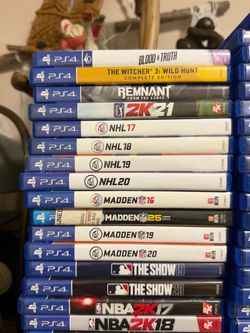 PlayStation 4 games $10-35 each
