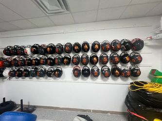 Football helmets