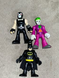 Imaginext DC Super Friends Batman & Joker & Bane Figures