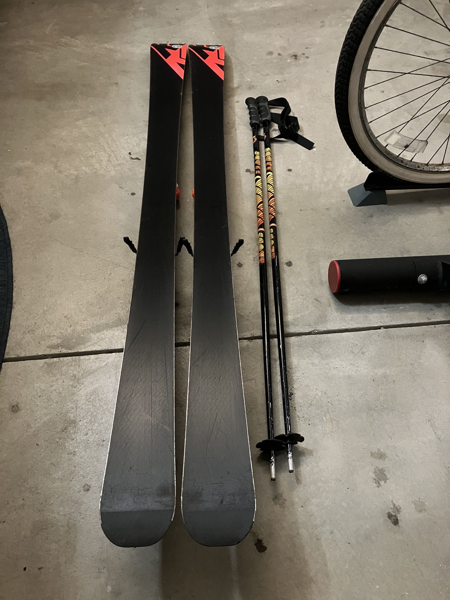 SKIS - K2 Amp Rictor 82 Xti And Poles (barely Used)