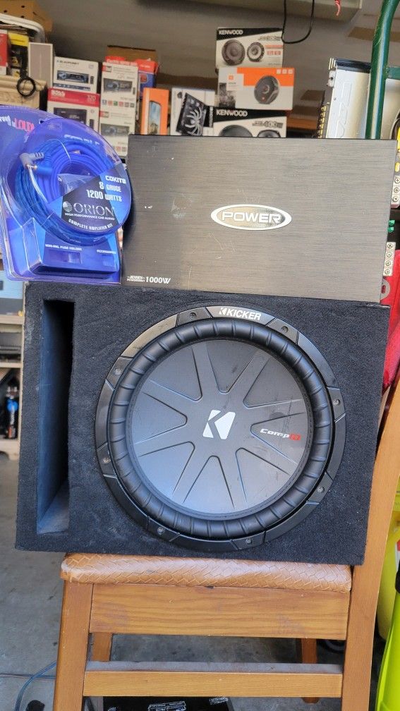 12inch Kicker Amplifier And Kit