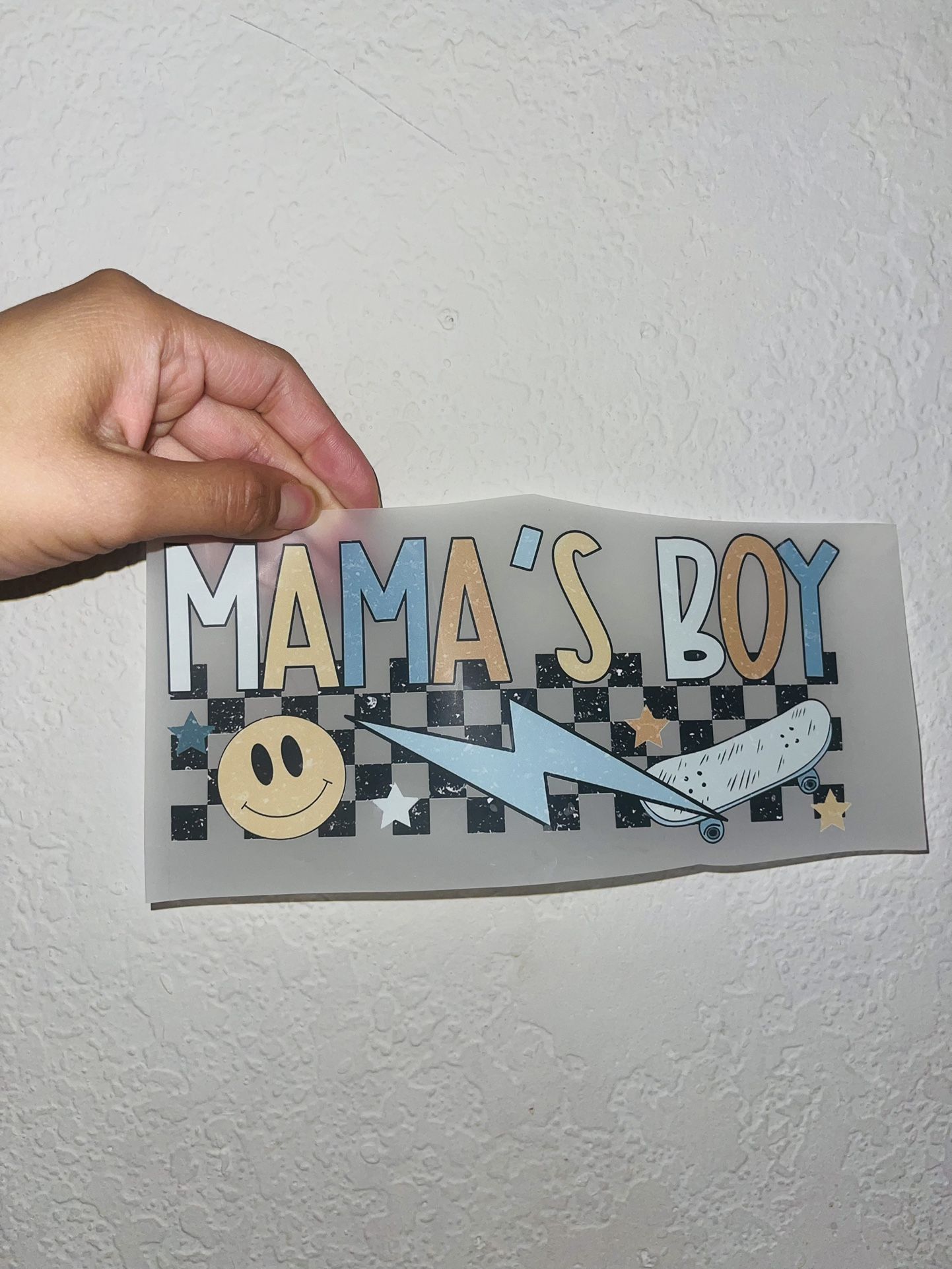 Mama Heat Transfer Sticker