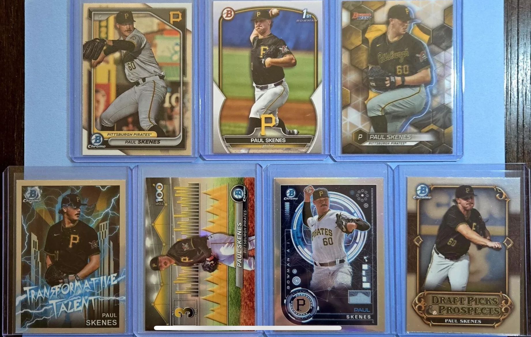 Paul Skenes Lot 7 CARDS TOTAL
