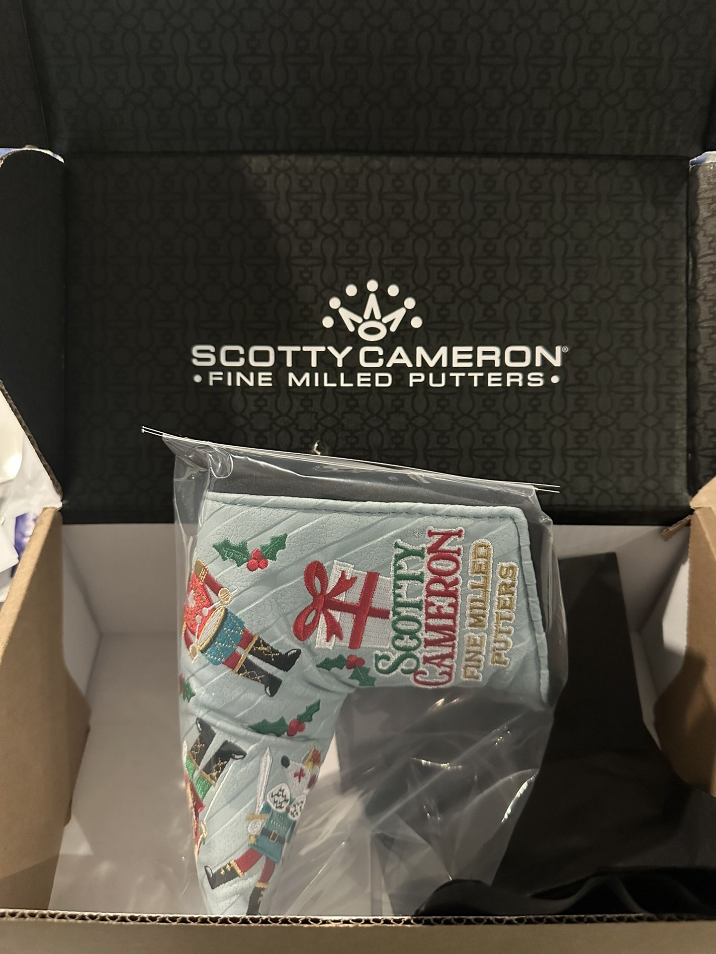 Golf Scotty Cameron Putter Head Cover Blade Christmas 2025 Nutcracker Holiday