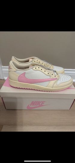 Jordan 1 Retro Low OG SP Travis Scott Shy Pink Sz. 12