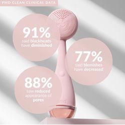 PMD Clean - Smart Facial Cleansing Device with Silicone Brush & Anti-Aging Massager
