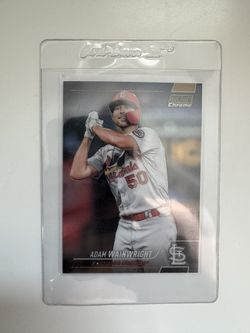Adam Wainwright [Green Refractor] #106 2022 Stadium Club Chrome