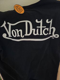 Von Dutch Embroidery Black Tshirt Brand New With Tag Size M