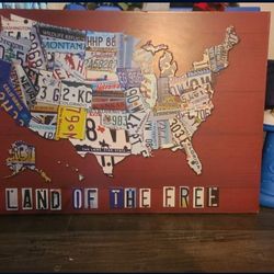 U.S. Canvas Wall Picture