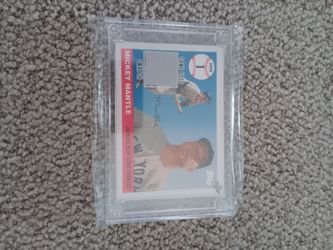 Mickey mantle jsy fusion game used jsy