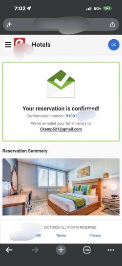 Hotel rooms 50% off