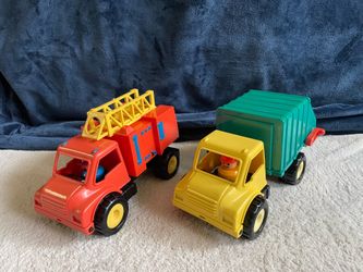 Firetruck & Garbage Truck by Battat - See Price Each