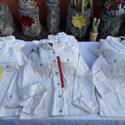 Buffalo Denim Jackets By David Britton Pale Pink New