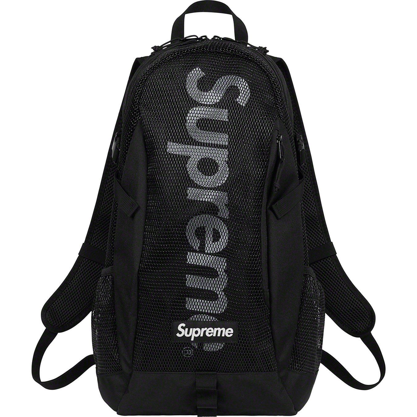 Supreme Mesh Backpack Black SS20