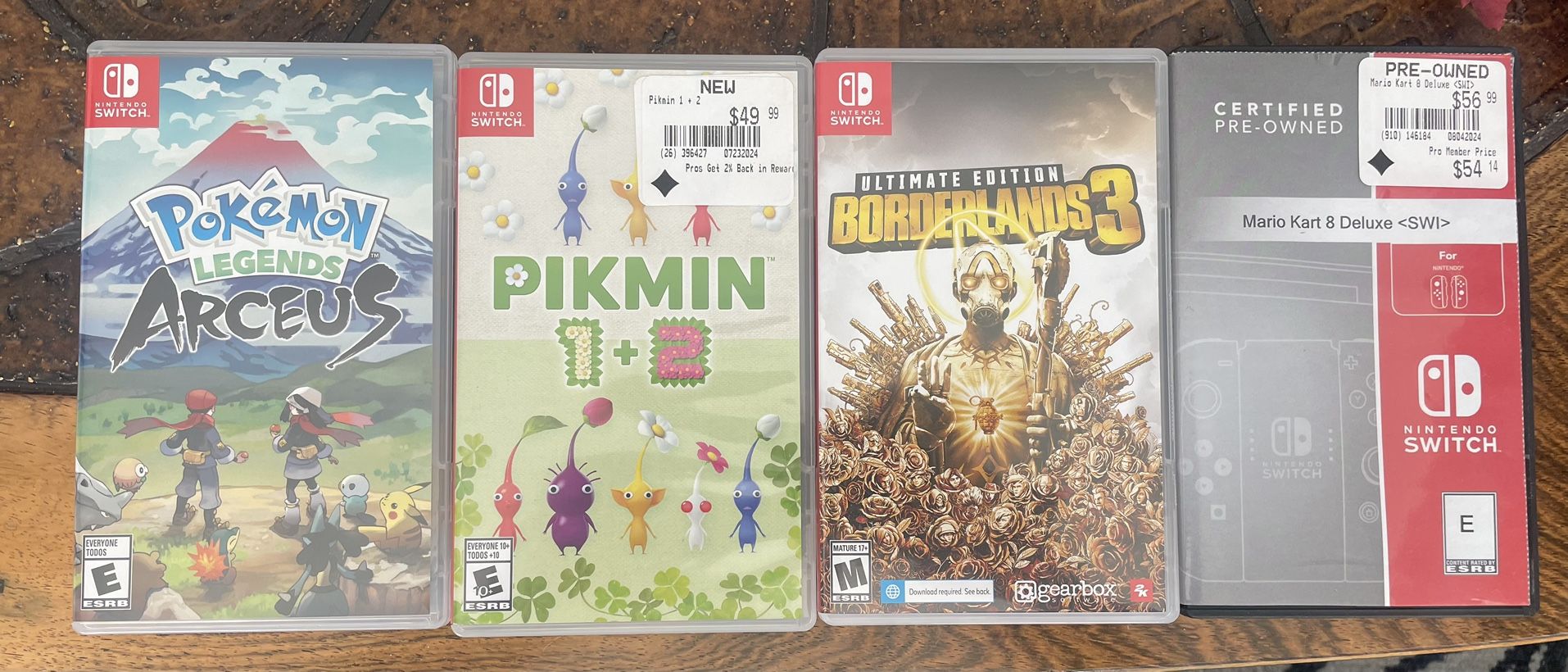 4 Nintendo Switch Games (oBo)
