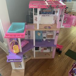 Barbie DreamHouse Dollhouse with Pool, Slide, Elevator, Lights and Sounds