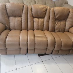 Electric Reclining Sofa With USB Charger