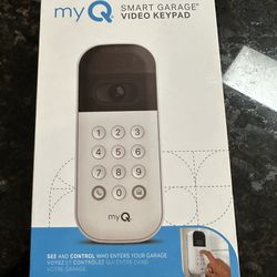 myQ Smart Garage Door Video Keypad with Wide-Angle Camera,