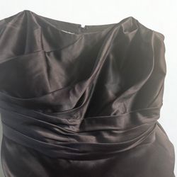 David's Bridal Black Strapless Formal Dress Size 22