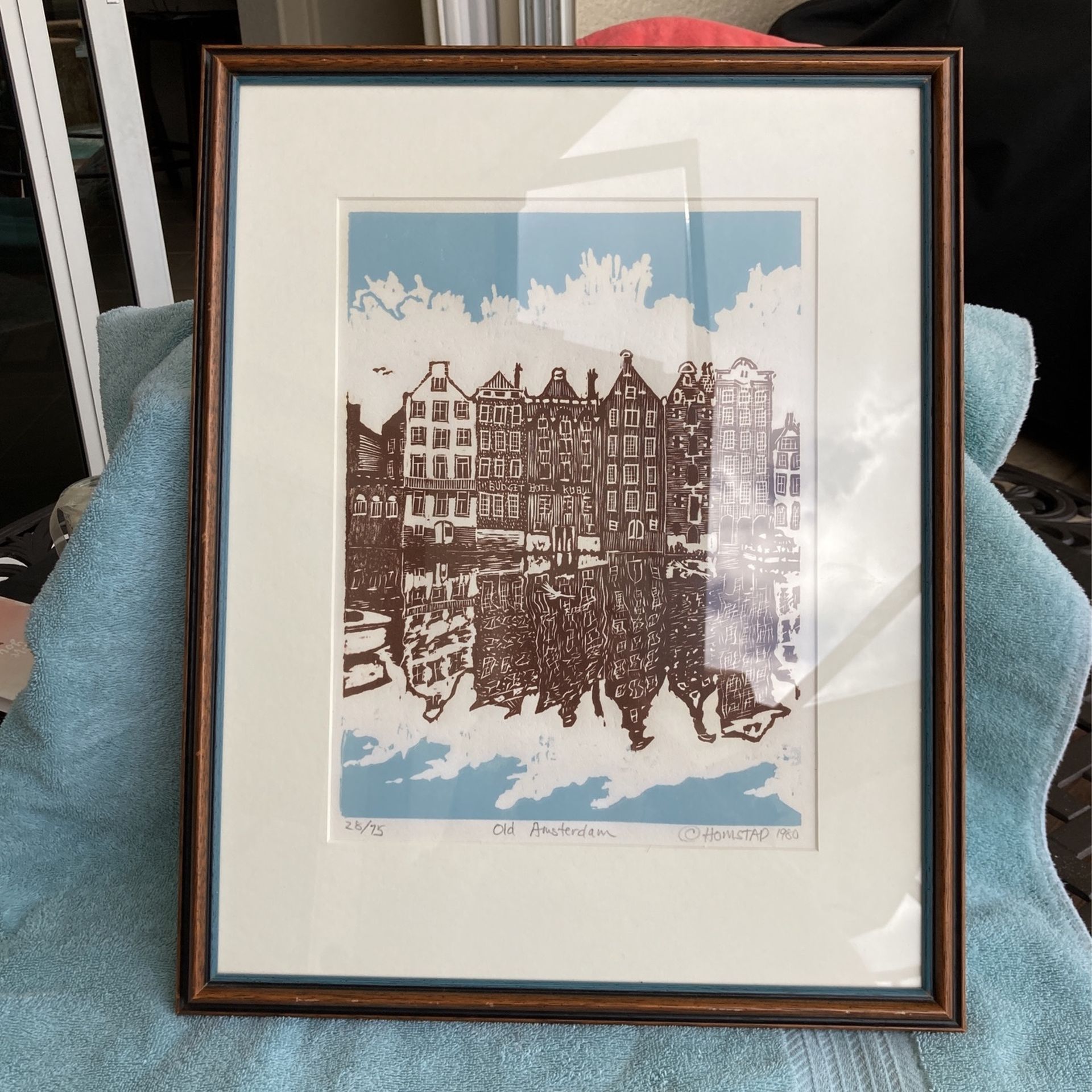 Carl Homstad Signed Wood Print