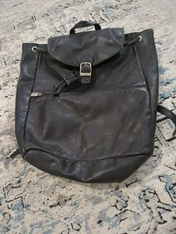 Leather Backpack 