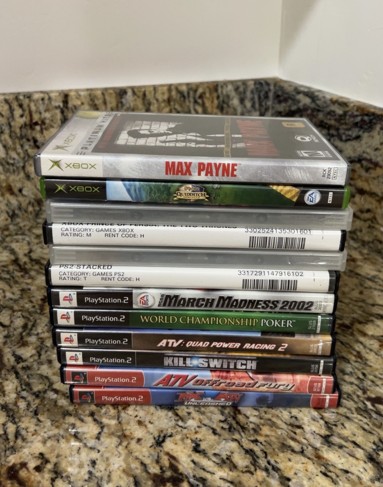 PS2 and Xbox Games Bundle Lot