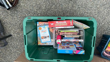 Box Of Books And Games 
